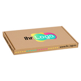 Großbriefkarton mit Digitaldruck 230x160x20 mm - Braun