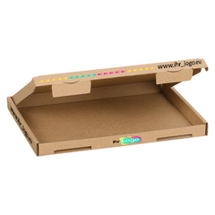 Großbriefkarton mit Digitaldruck 230x160x20 mm - Braun