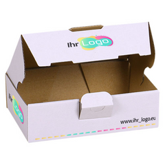 Maxibriefkarton mit Digitaldruck 160x110x50 mm - Weiß