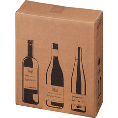 Flaschenkarton 3er 305x108x368 mm