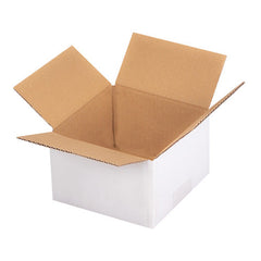 Faltkarton 200x150x90 mm - 1-wellig - Weiß