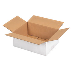 Faltkarton 250x175x100 mm - 1-wellig - Weiß
