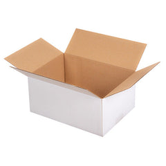 Faltkarton 300x215x140 mm - 1-wellig - Weiß