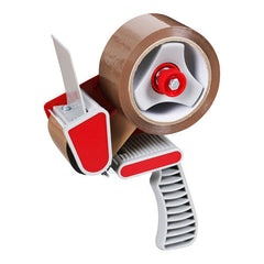 Klebebandabroller Packbandabroller mit Bremse - Rot