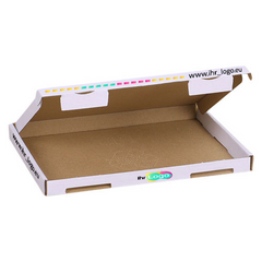 Großbriefkarton mit Digitaldruck 230x160x20 mm - Weiß