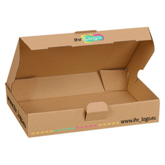Maxibriefkarton mit Digitaldruck 240x160x45 mm - Braun