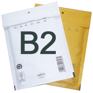 Luftpolstertaschen B2 140x225 mm Weiss