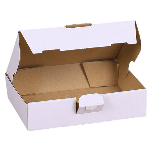 Maxibriefkarton 180x130x45 mm - Weiß