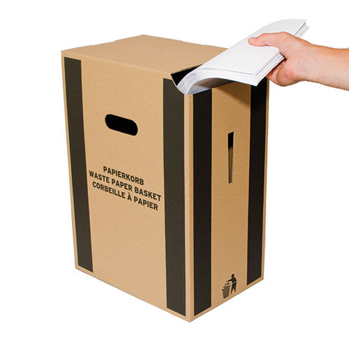 Papierkorb aus Karton 340x235x480 mm