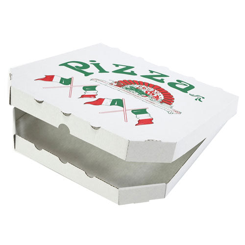 Pizzakarton 200x200x30 mm "Treviso" Weiß