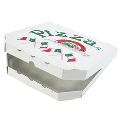 Pizzakarton 200x200x30 mm "Treviso" Weiß